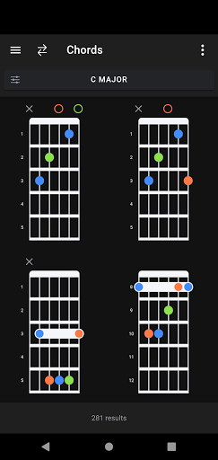 Android application Fretcetera screenshort