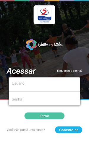 Android application União Pela Vida screenshort