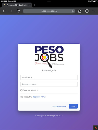 PESO Jobs PH Screen 3