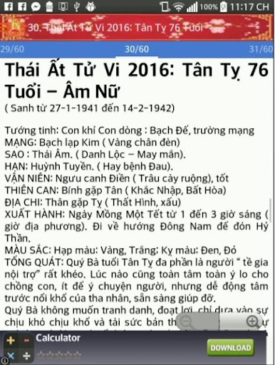 Xem Bói Tử Vi 2016