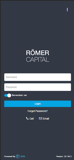 Android application Römer Capital Trading screenshort