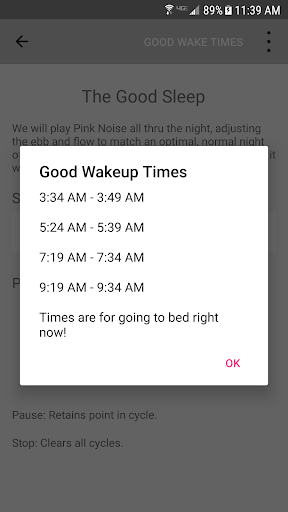Good Sleep Screen 3