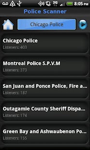 Police Scanner 5-0 Pro Ekran görüntüsü