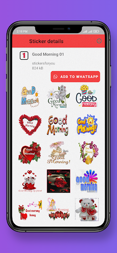 Good Morning WaStickerapp 2022