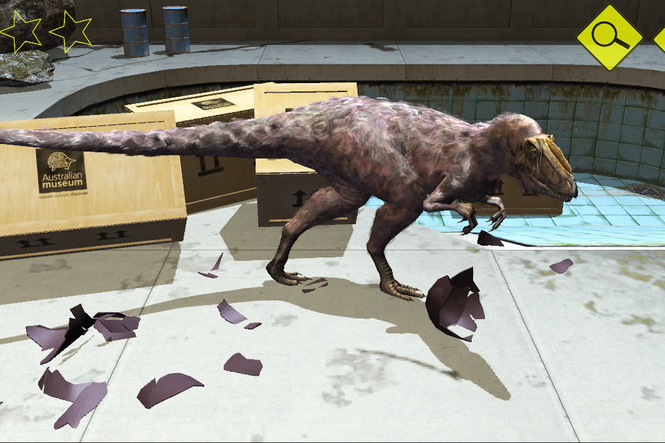 Android application Tyrannosaurs screenshort
