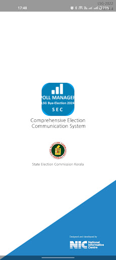 Android application Poll Manager SEC Kerala screenshort