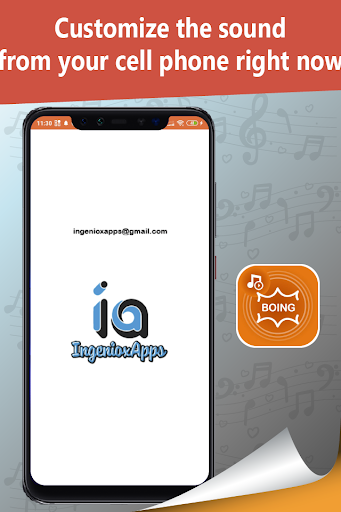 Android application Boing ringtone screenshort