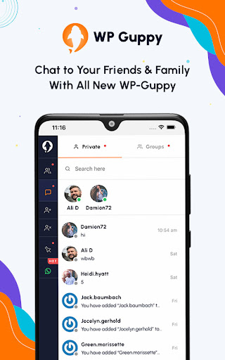 Android application WP Guppy screenshort
