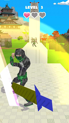 Origami Ninja 3D - Screenshot 1