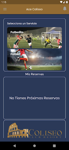 Android application Ace Coliseo screenshort