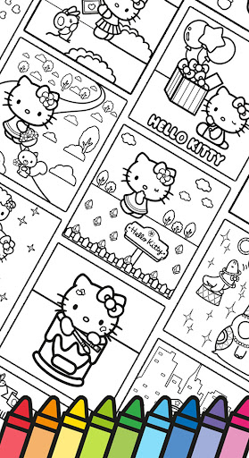 Hello Kitty para colorir em 2023  Hello kitty, Desenhos da hello kitty  para colorir, Desenho da hello kitty