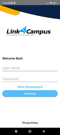 Android application Link4Campus Parents screenshort