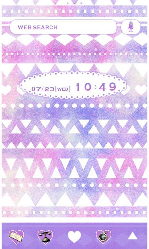 Android application Cute Theme-Pastel Tribal- screenshort