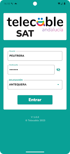Telecable Andalucía SAT Screen 2