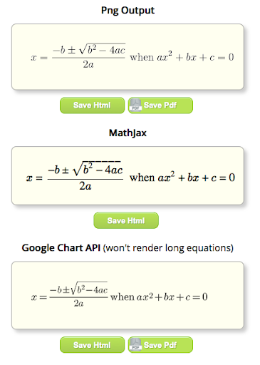 MathTeX: LaTeX Mathematics Screen 3