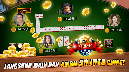 LUXY Domino Gaple QiuQiu Poker screenshot 1