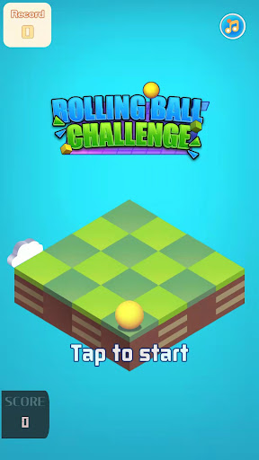 Android application Rolling ball challenge screenshort