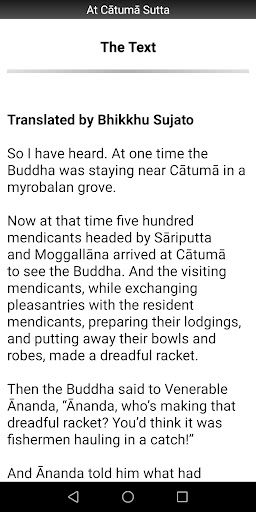 At Catuma Sutta - Buddhism Screen 2