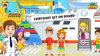 Game screenshot My City - Boat adventures hack