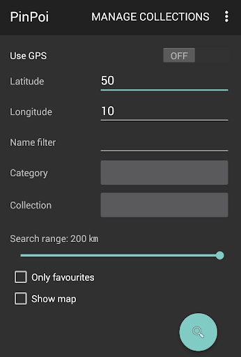 Android application PinPoi screenshort