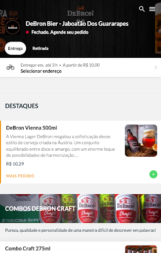 Android application DeBron Bier screenshort