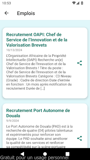 Info Concours Bourses Cameroun