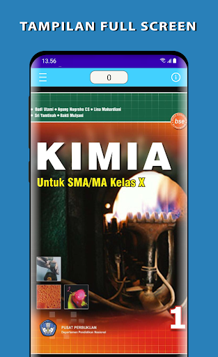 Android application Kimia Kelas 10 SMA screenshort
