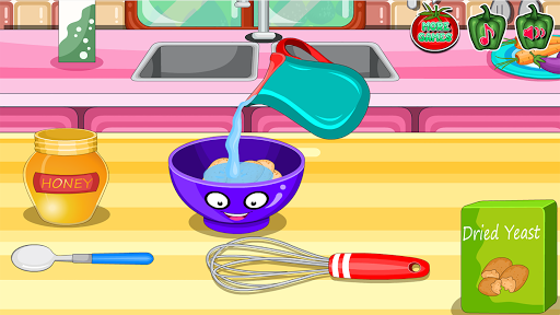 pizza recipe girls cooking gam Screen 2