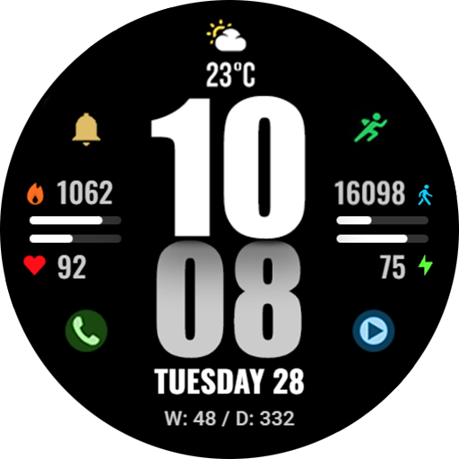 WFP 244 Digital sport watch logo