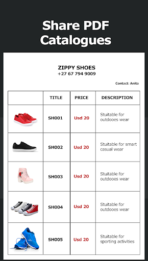 Zahomy: Create, Share Catalogs Screen 2
