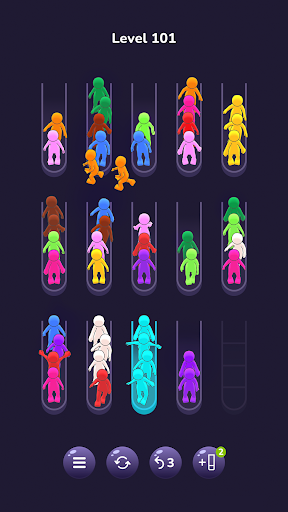 Crowd Sort - Color Puzzle Game screenshot 10