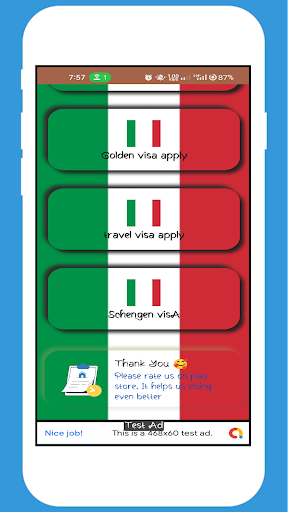 Italy Visa Check And Apply Screen 2