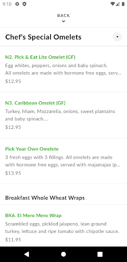 Pick & Eat Screen 3