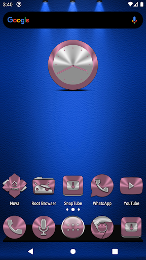 Lilac Purple Icon Pack Screen 2