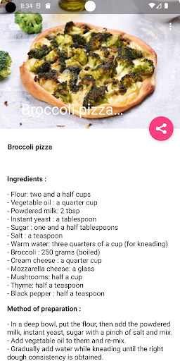 Easy Pizza Recipe Maker Screen 3