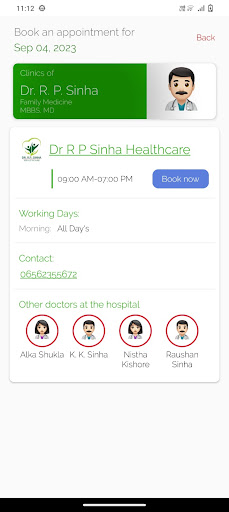 Dr R. P. Sinha Healthcare Screenshot 3 - AppWisp.com