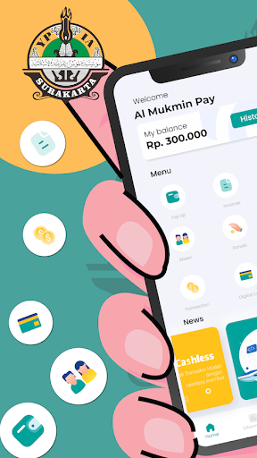 Android application Al Mukmin Pay screenshort