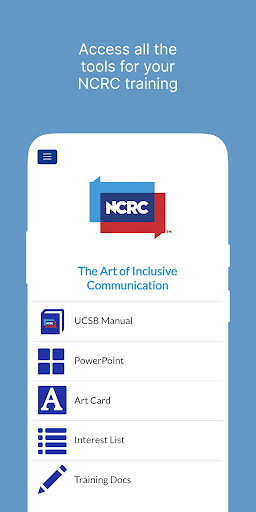 Android application NCRC-UCSB screenshort