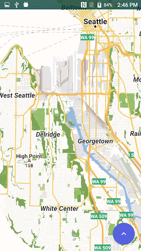 Seattle map Offline Screen 2