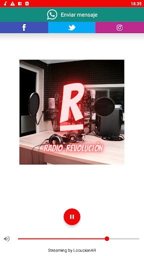 Radio Revolución Screen 2