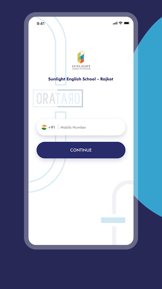 Android application Sunlight English School-Rajkot screenshot