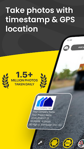 Android application Conota - GPS Camera for work screenshort