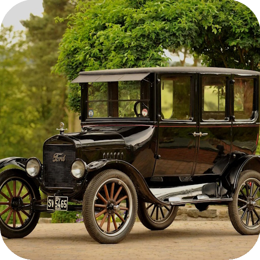 Antique Retro Car Wallpaper logo