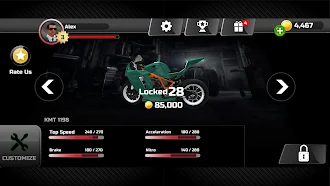 Game screenshot Moto Racing Club: Highway Ride hack