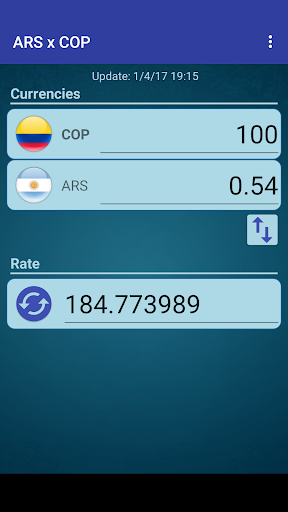 Argentine Peso x Colombia Peso Screen 2