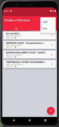 Simple Url Shortener Screen 2