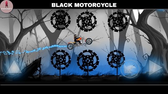 دراجة نارية سوداء 1