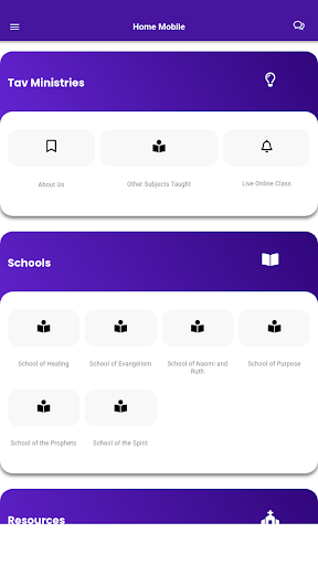 Android application Tav Ministries screenshort