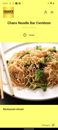 Android application Chans Noodle Bar Cwmbran screenshort