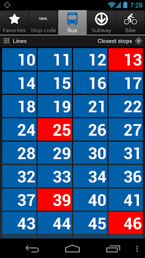 MonTransit (OLD) Screen 2